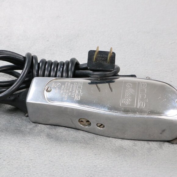 Vintage Andis Master ML Adjustable Blade Hair Clipper With Cord All Silver - Picture 6 of 12